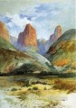 Colburns Butte South Utah Rocky Mountains School Thomas Moran watercolour